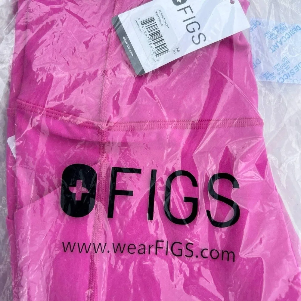 FIGS Performance‎ Underscrub Biker Shorts Electric Lilac Size XS